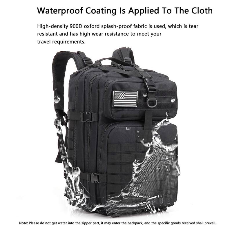 Waterproof Military Backpack 45L Large Capacity Camping Rucksacks Tactical Hunting Nylon Bags