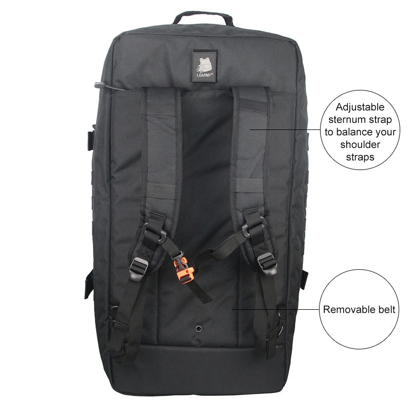 40L 60L 80L Waterproof Travel Military Duffel Bag