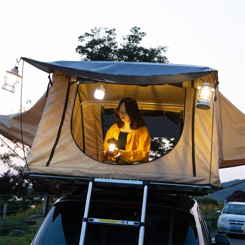 Big size 3-4 person car rooftop tent.