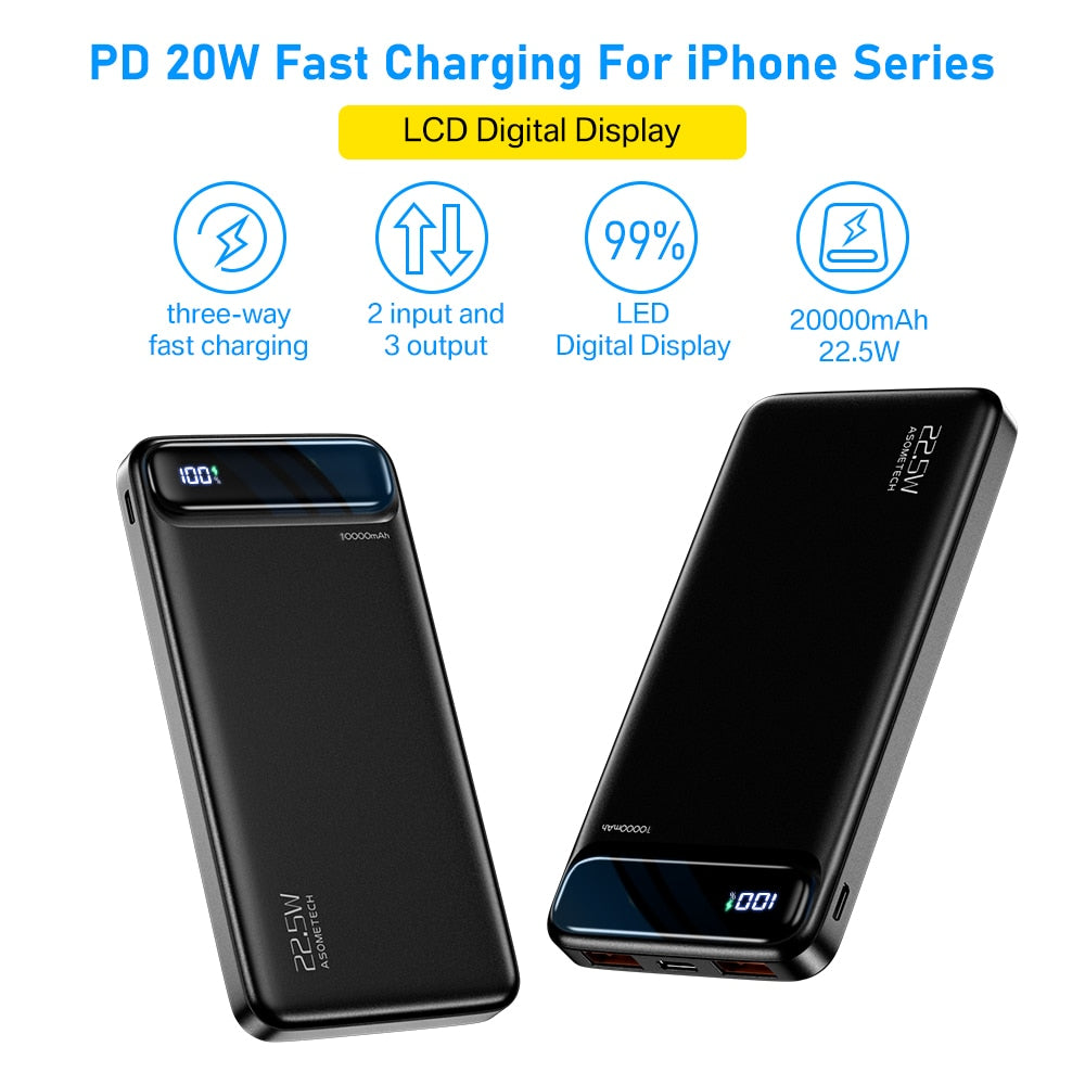 Portable Charger Power bank fast Charging External Battery for All Smartphones