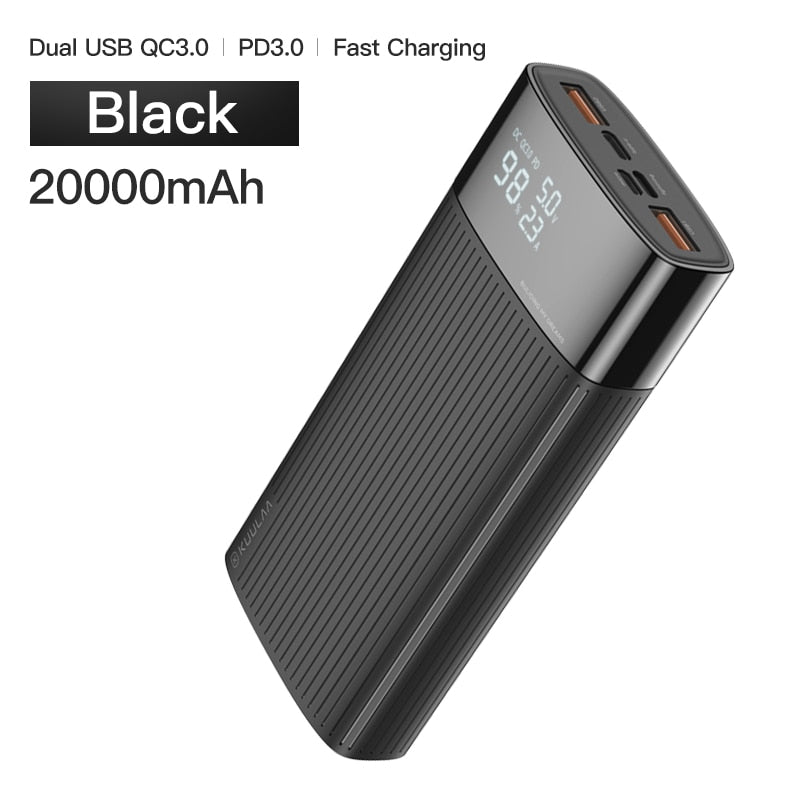 KUULAA Power Bank 20000mAh Fast Charging For All Smartphones