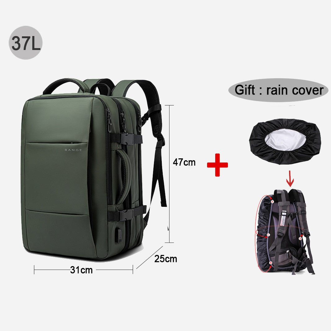 High Quality 17.3 Laptop Backpack Large Waterproof Backpacks USB Charging