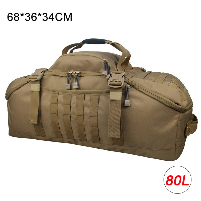 40L 60L 80L  Military Tactical Waterproof Backpack Molle Camping Travel Bags