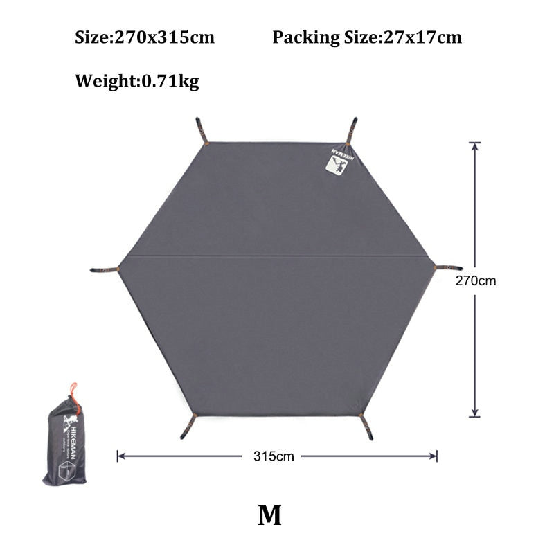 3-5 person Integrated Hexagon Tent Outdoor Camping Bionic Design.