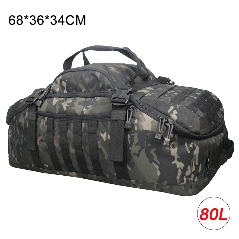 40L 60L 80L  Military Tactical Waterproof Backpack Molle Camping Travel Bags