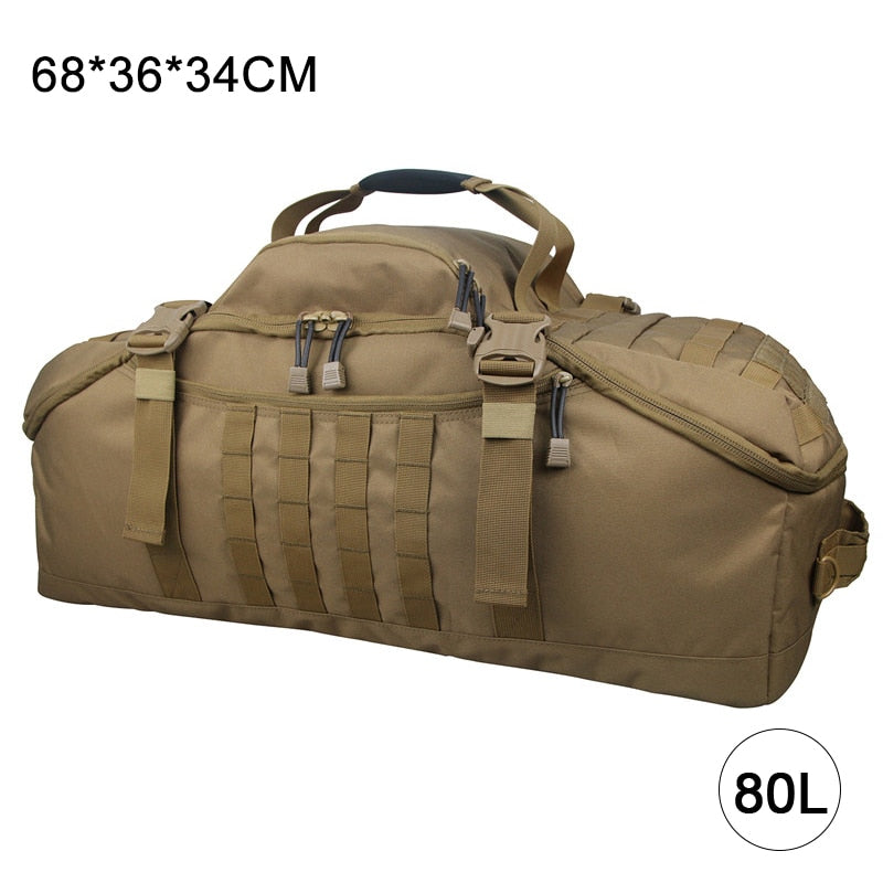 40L 60L 80L Waterproof Travel Military Duffel Bag