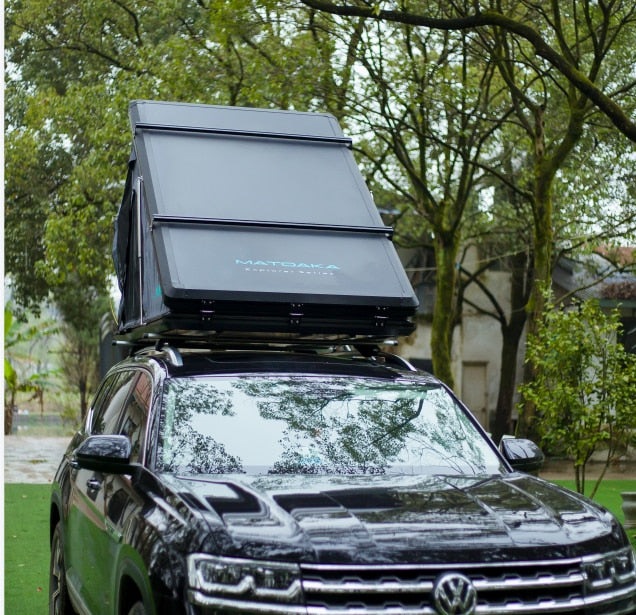 Big size 3-4 person aluminum hardshell rooftop car tent