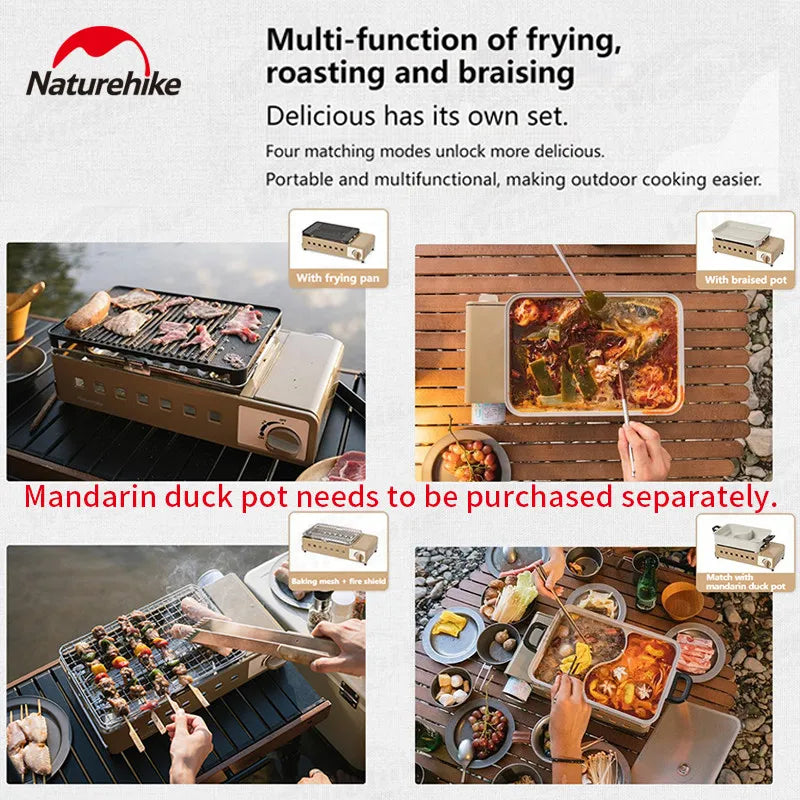 Naturehike Multifunctional Portable  Gas Stove | 23000W Grill Furnace