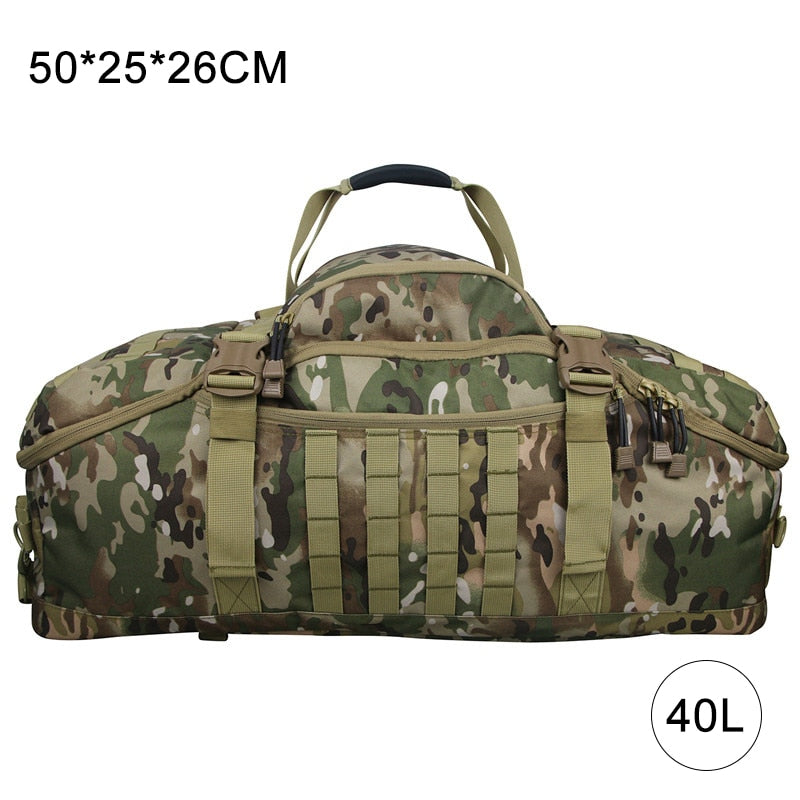 40L 60L 80L Waterproof Travel Military Duffel Bag