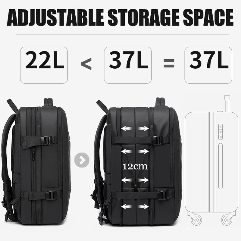 High Quality 17.3 Laptop Backpack Large Waterproof Backpacks USB Charging