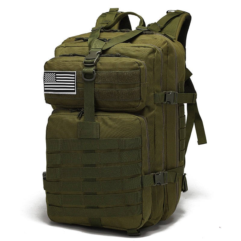 50L Tactical Military Waterproof Backpack For Camping