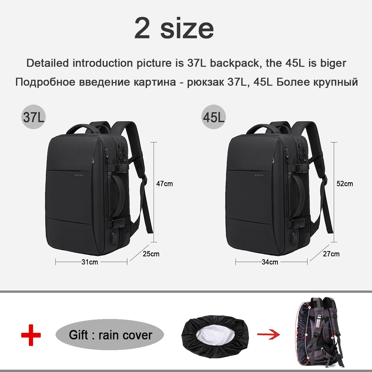 High Quality 17.3 Laptop Backpack Large Waterproof Backpacks USB Charging