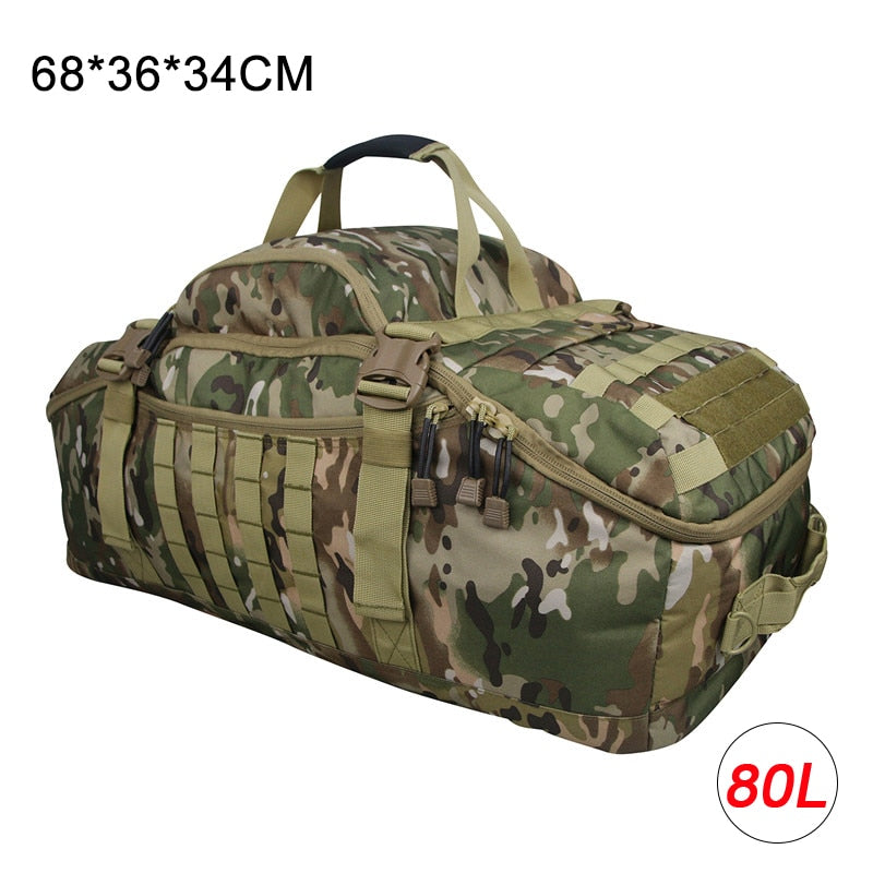 40L 60L 80L  Military Tactical Waterproof Backpack Molle Camping Travel Bags