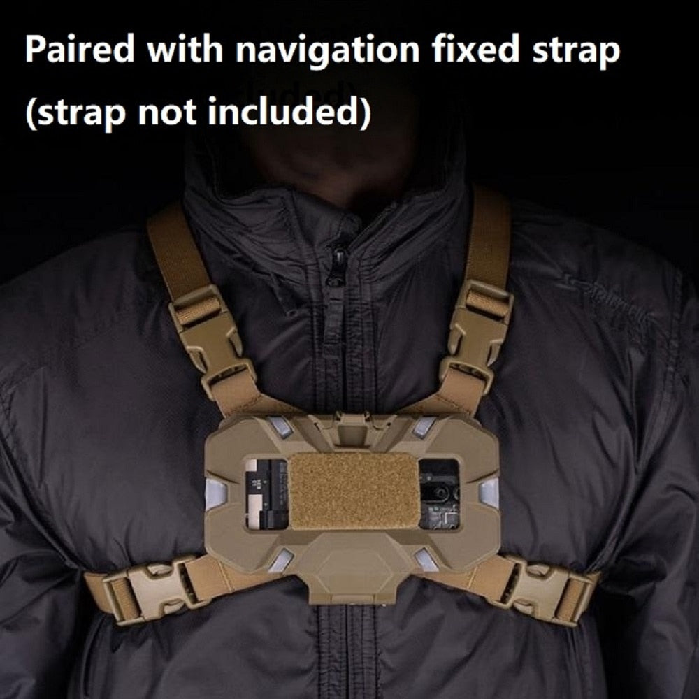 Military Mobile Phone Rack Tactical Chest Navigation Board