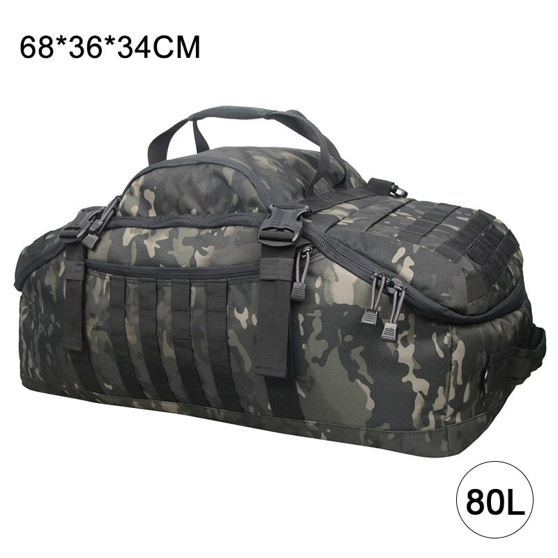 40L 60L 80L Waterproof Travel Military Duffel Bag