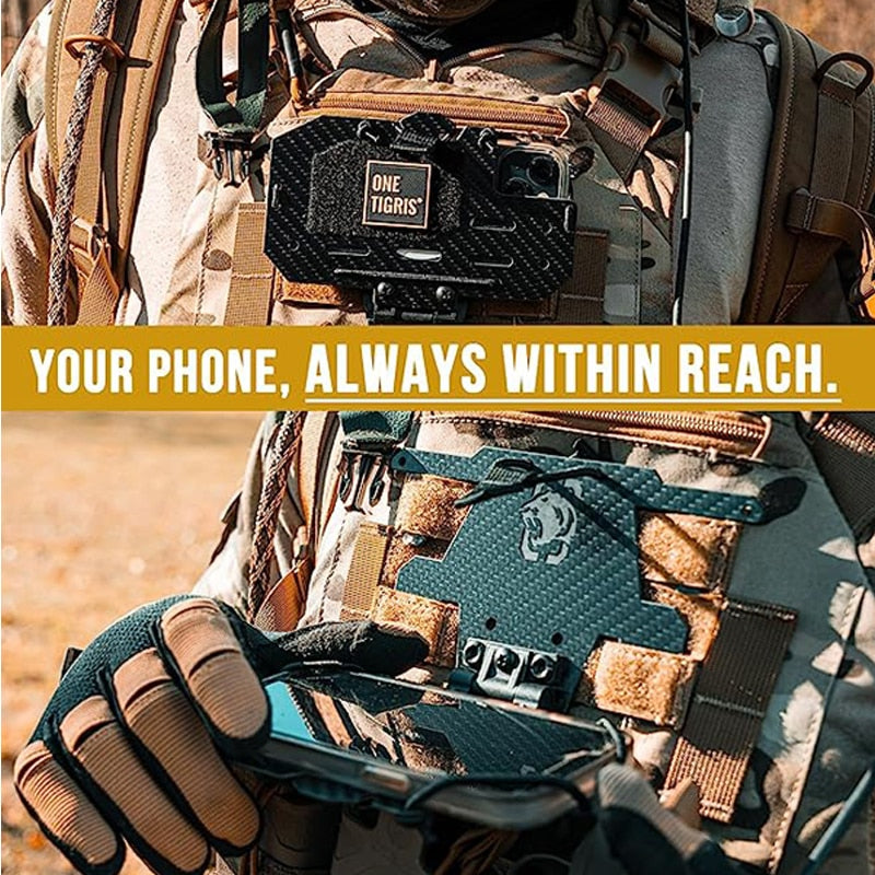 Military Mobile Phone Rack Tactical Chest Navigation Board