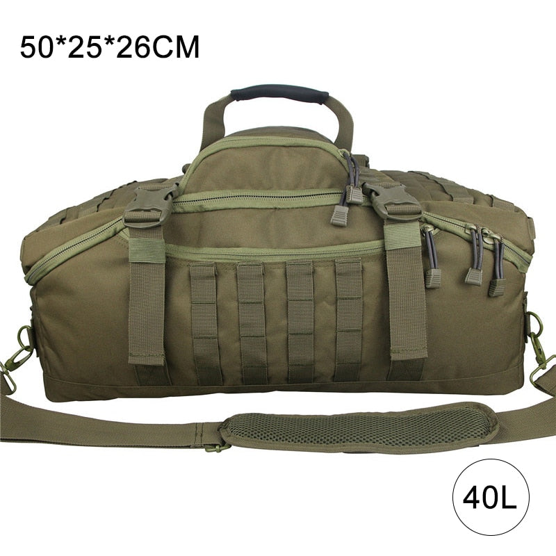 40L 60L 80L Waterproof Travel Military Duffel Bag