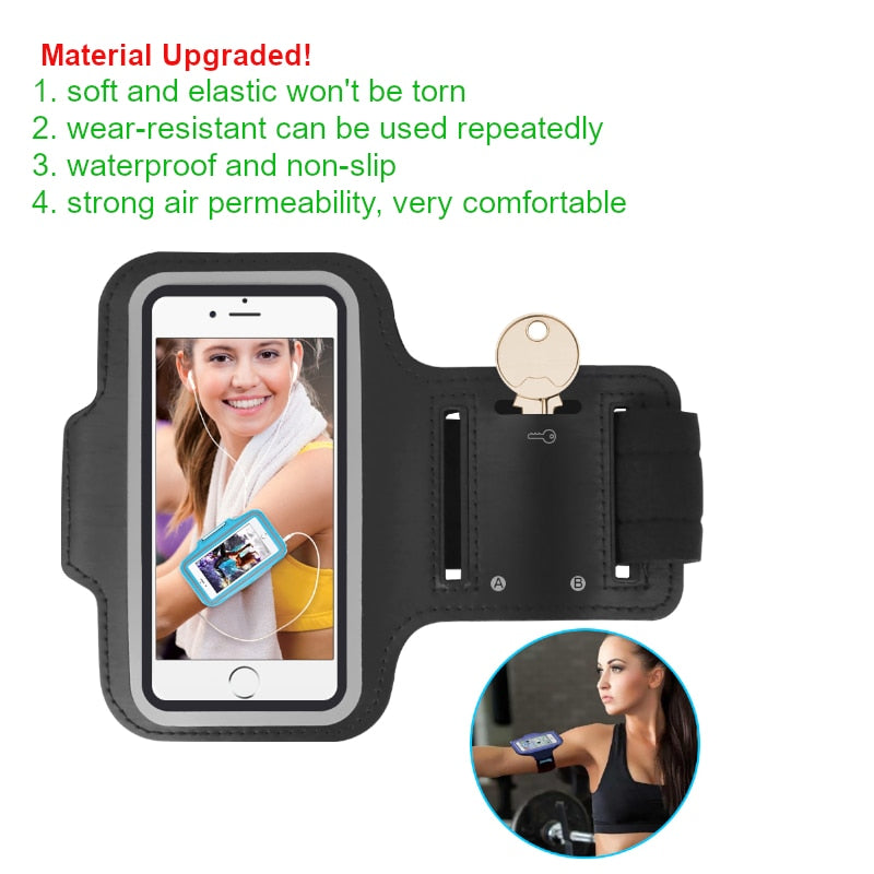 5 - 7inch Outdoor Sports Phone Holder Armband Case for smart phones