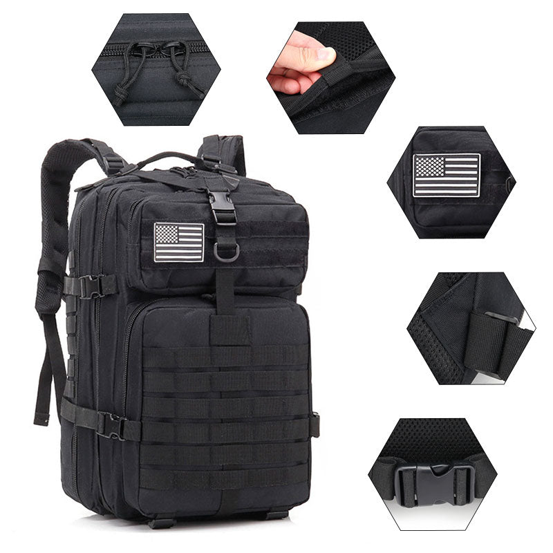 50L Tactical Military Waterproof Backpack For Camping