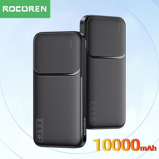 Rocoren Portable Charger External Battery Fast Charging Power Bank For All Smartphones